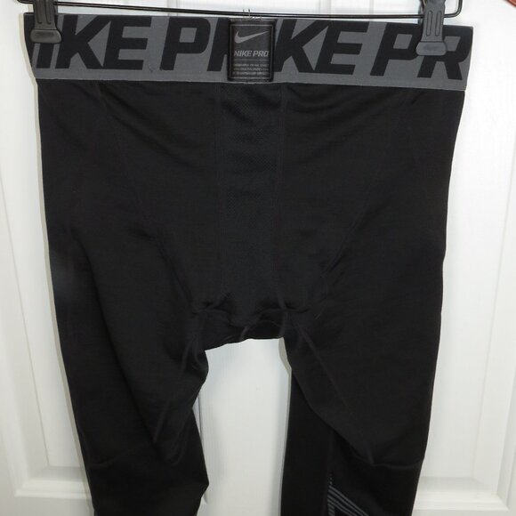 Nike Pro Compression Tights Men’s Size Medium Hyperwarm Black - Picture 5 of 5